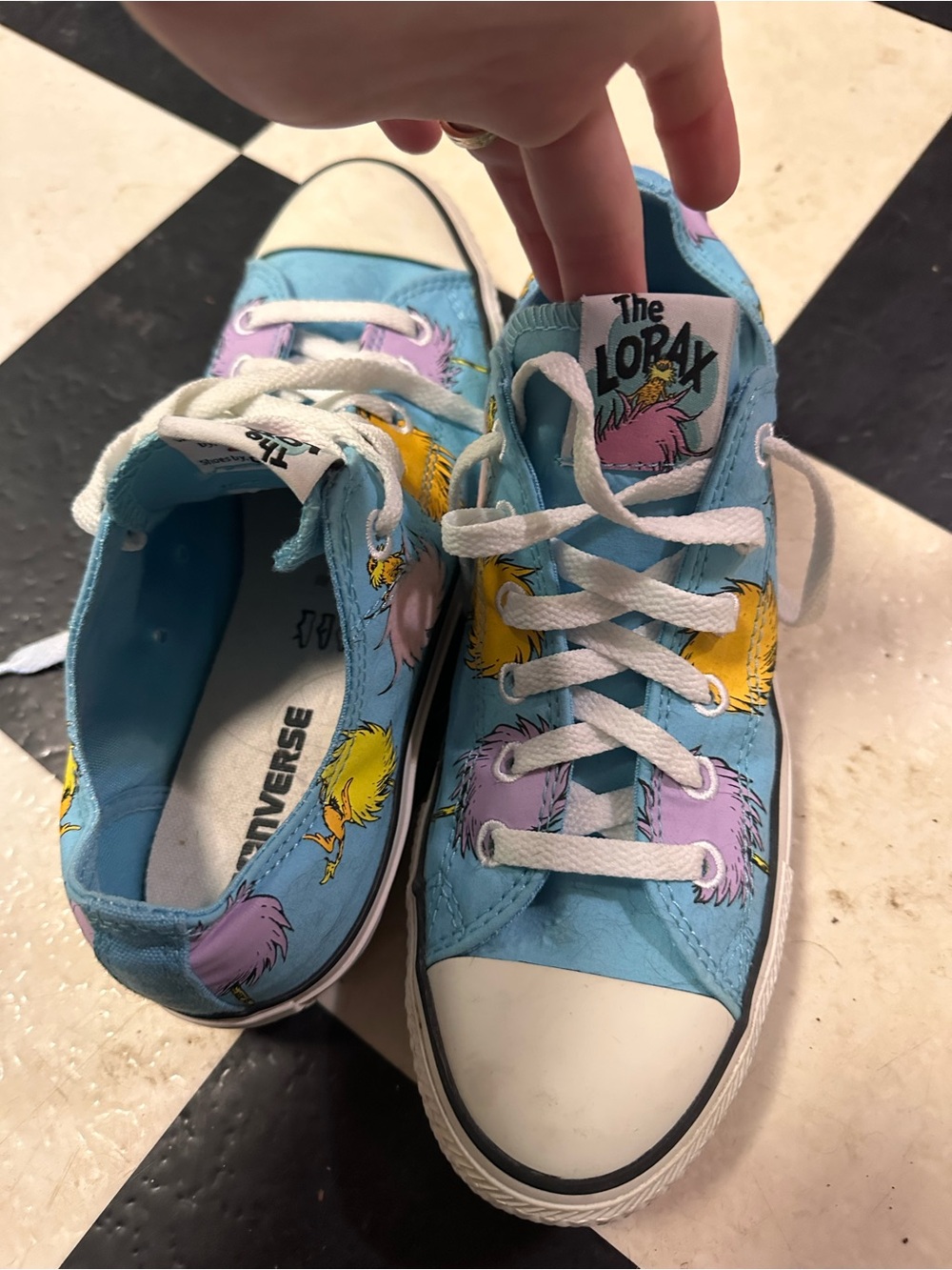 Converse Blue Lorax Character Collectors Edition Canvas Sneakers - Picture 3 of 5